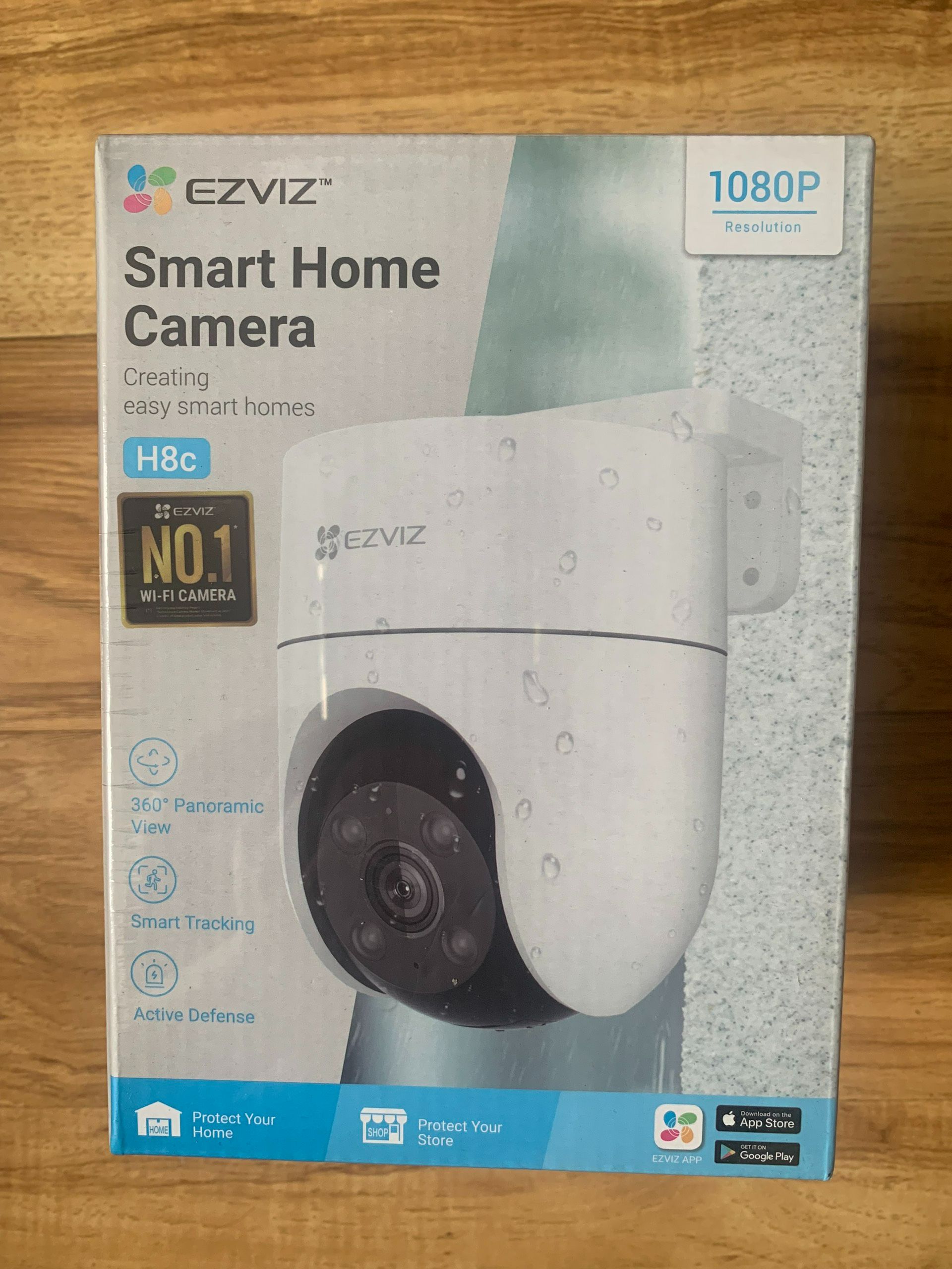 Camera ngoài trời wifi ezviz h8c 1080p quay 360 độ, đàm thoại 2 chiều, nhận diện ai