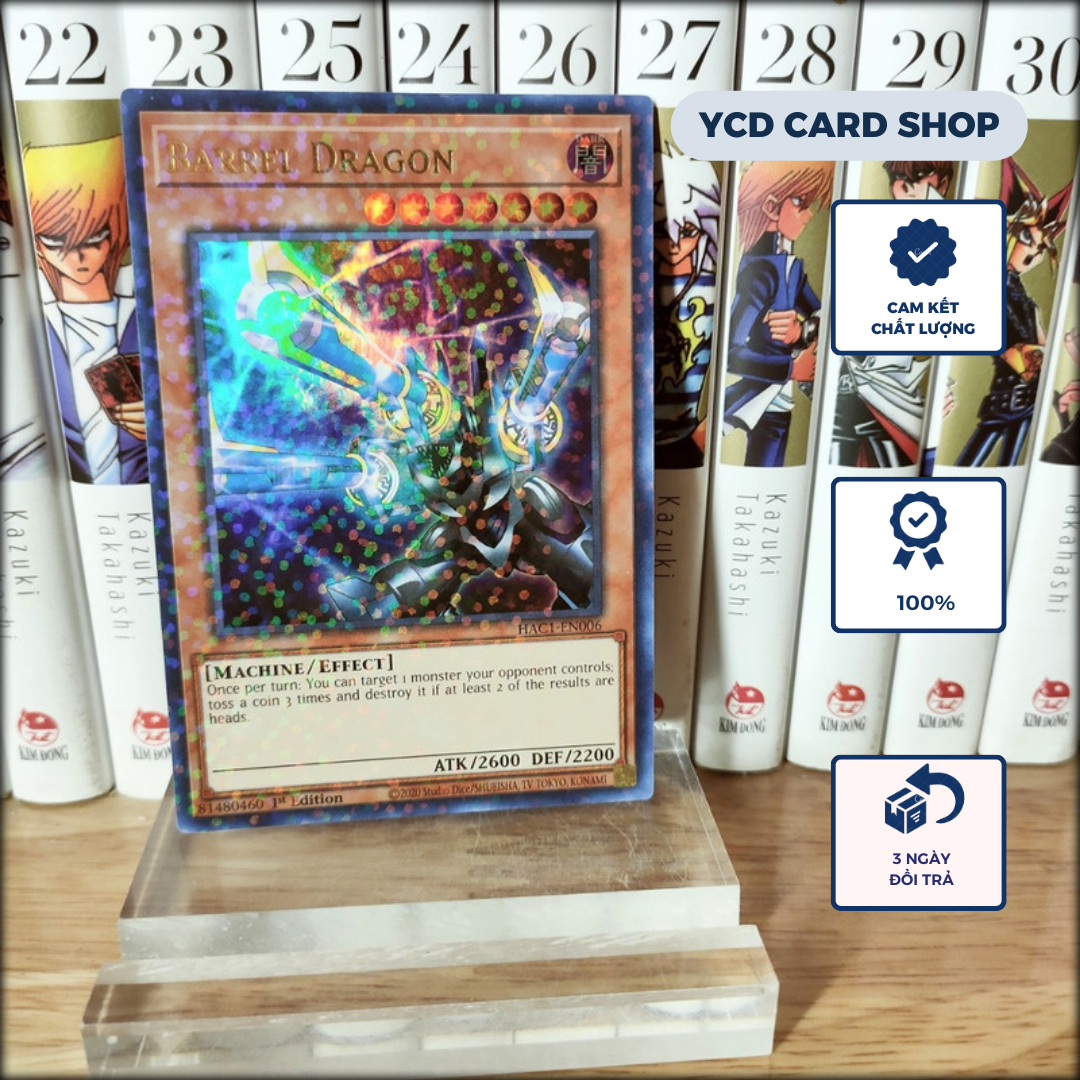 Thẻ bài yugioh chính hãng Barrel Dragon – Ultra Parallel Rare
