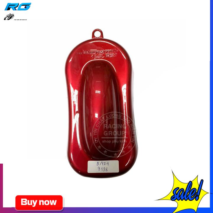 Chai sơn xe máy cao cấp samurai đỏ nhạt s138* 400ml