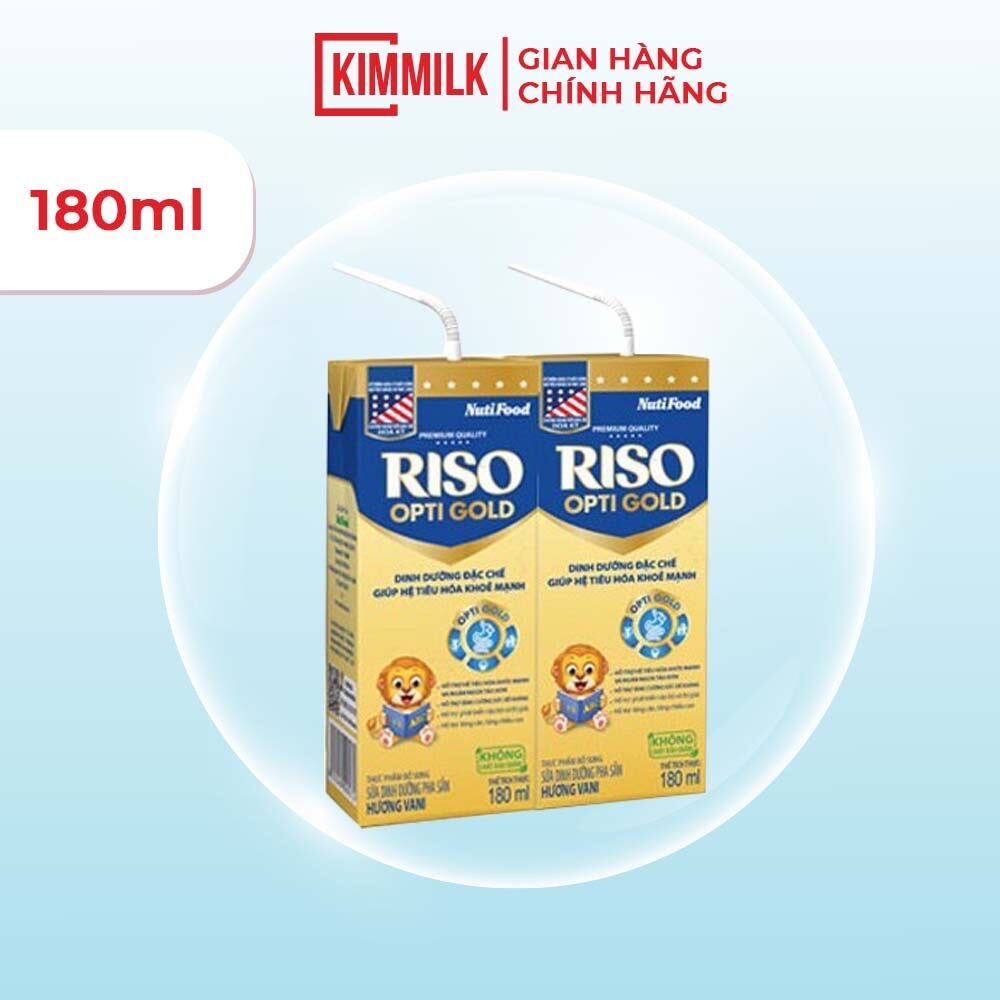 Sữa pha sẵn riso opti gold hộp 110ml