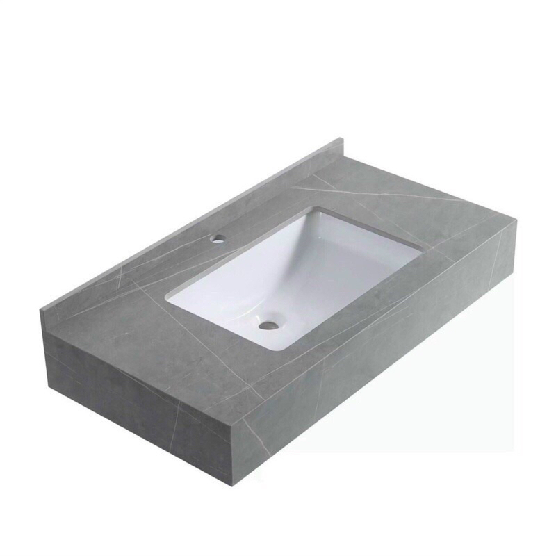 Bàn đá chậu âm Bàn lavabo và chậu âm chống xước, hàng nhập khẩu kt 80x50cm