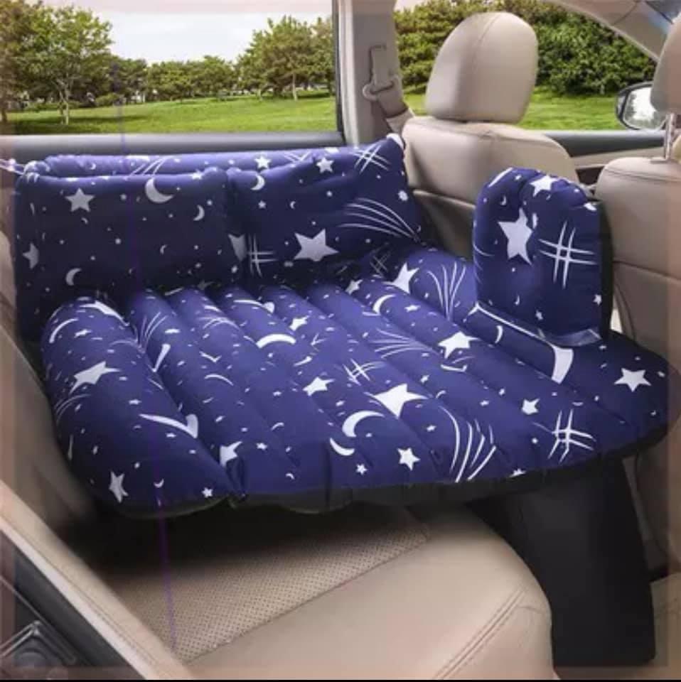 Giường hơi, nệm hơi ô tô xe hơi mini cho xe hơi, đệm hơi dù dày dặn biết ghế xe hơi thành 1 chiếc giường