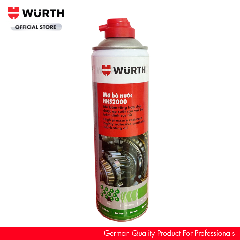 Wurth mỡ bò nước hhs2000 500ml