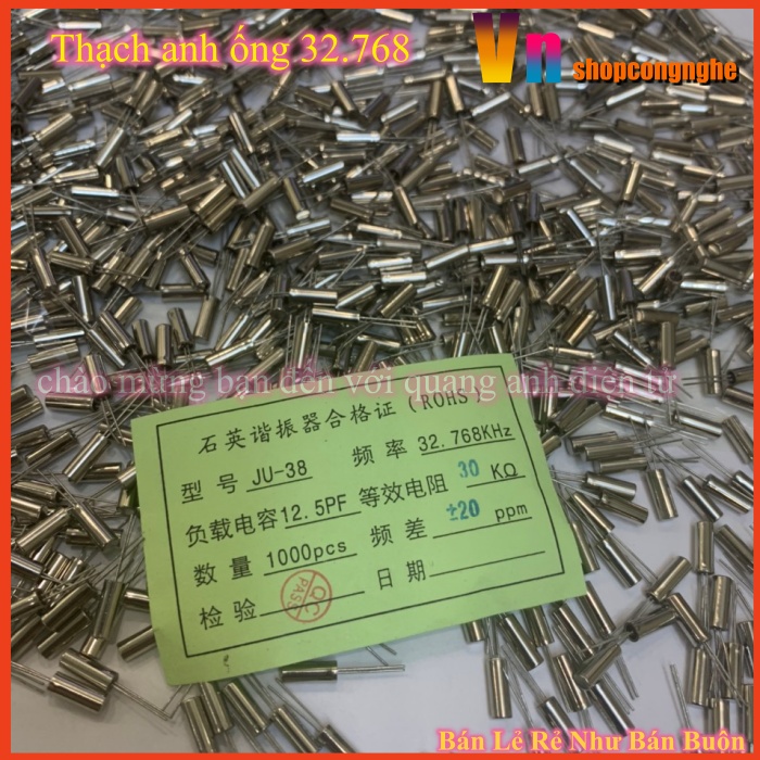 Combo 10 con thạch anh ống 32.768