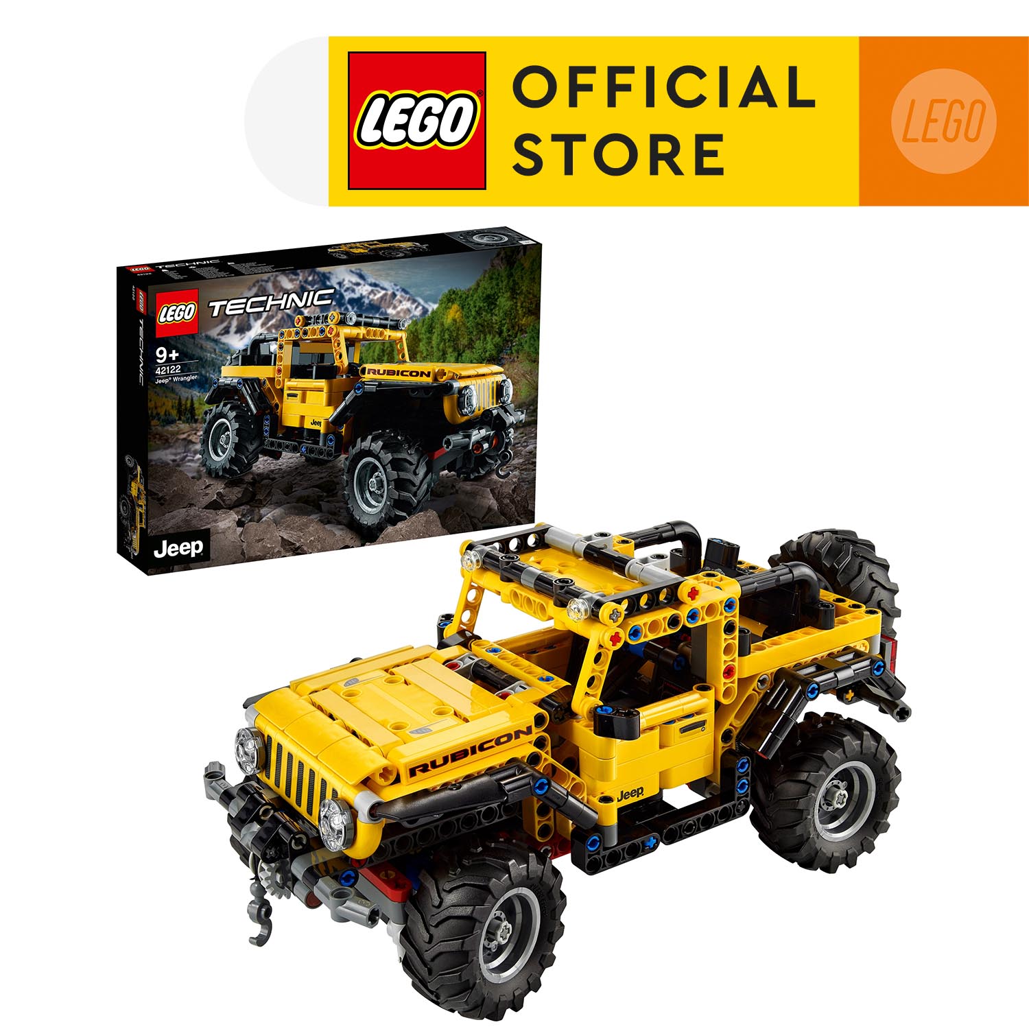 Đồ Chơi Lắp Ráp - LEGO TECHNIC 42122 Xe Địa Hình Jeep Wrangler ( 665 Chi tiết)