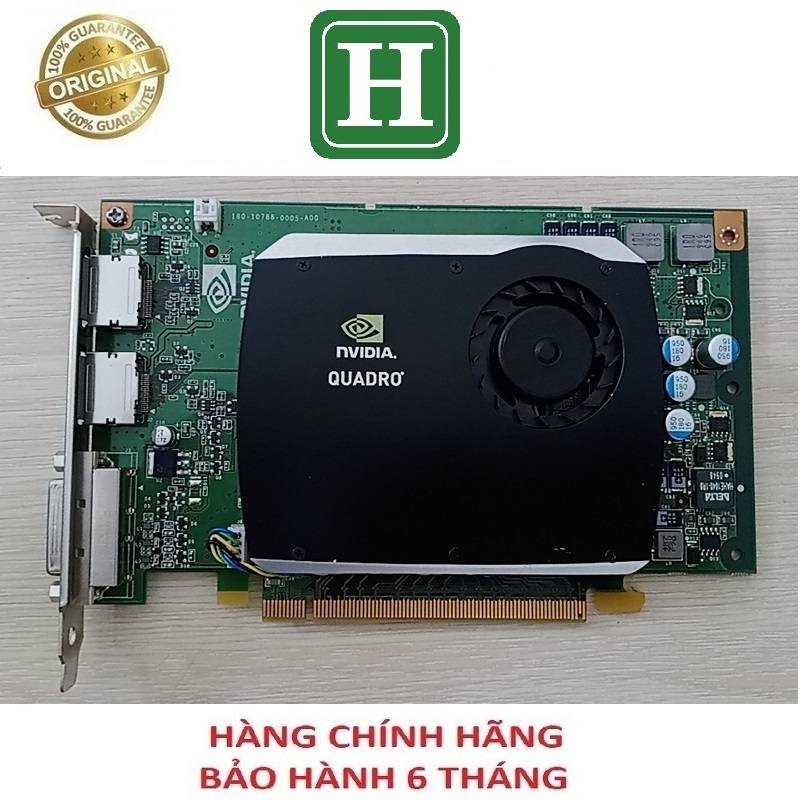 Card màn hình NVIDIA QUADRO FX 580 - 512mb/128bit GDDR3 bảo hành 6 tháng