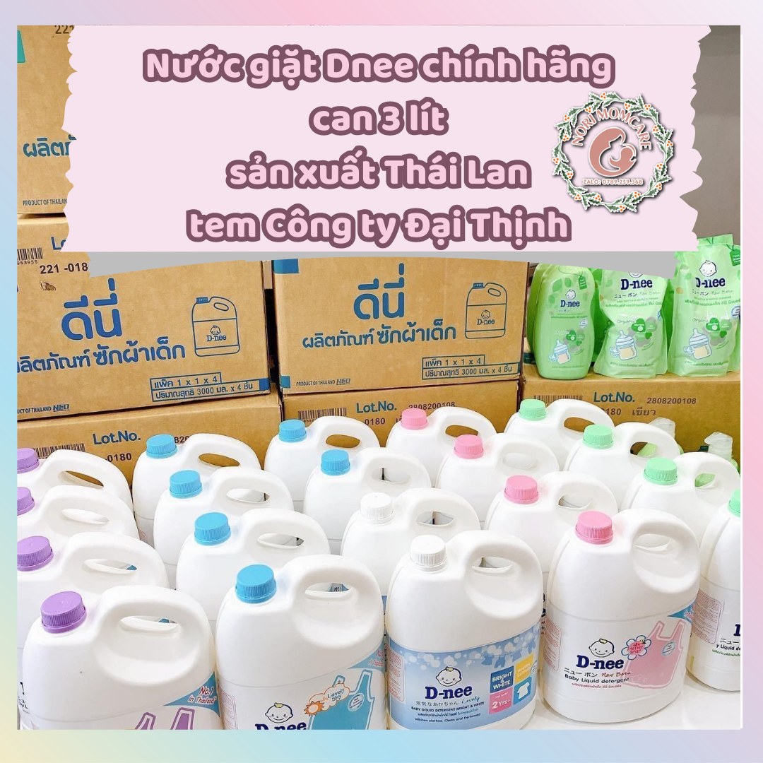 Nước giặt dnee 3000ml thái lan chuẩn hàng công ty