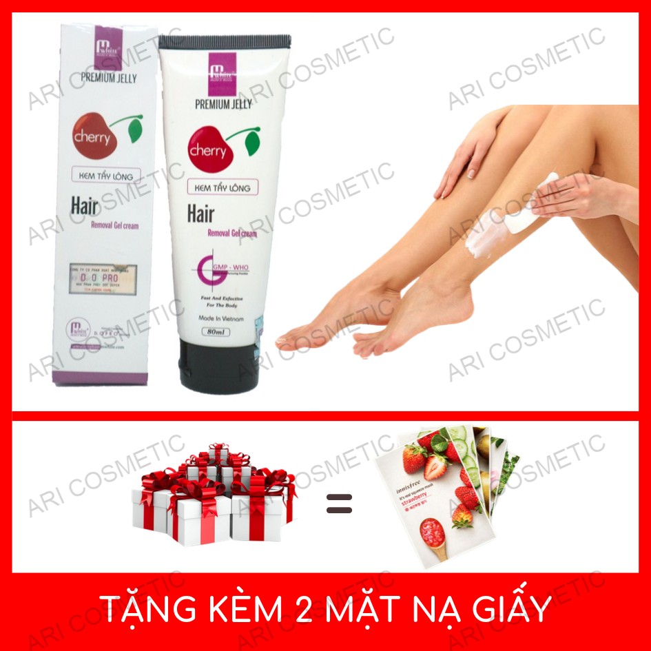 Kem SIÊU TRIỆT LÔNG VĨNH VIỄN - Hương Cherry [TẶNG KÈM MẶT NẠ GIẤY]