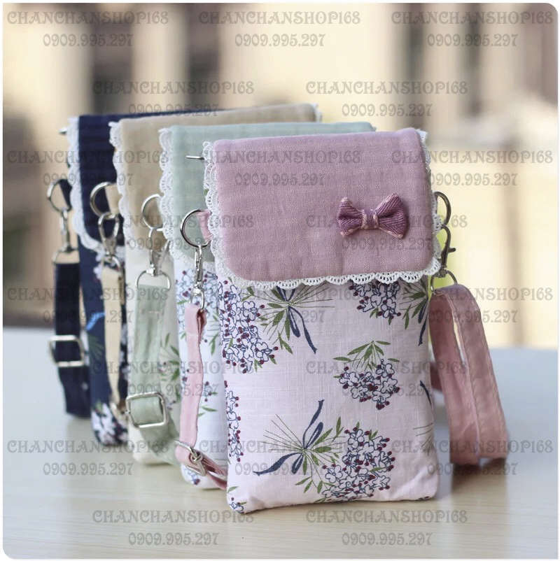 Túi điện thoại HOA LAY ƠN 3 ngăn