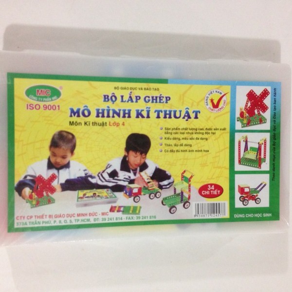 Bộ lắp ghép mô hình kỹ thuật Lớp 4 hoặc Lớp 5