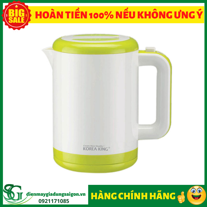 Ấm đun siêu tốc korea king kkt-3219dw new
