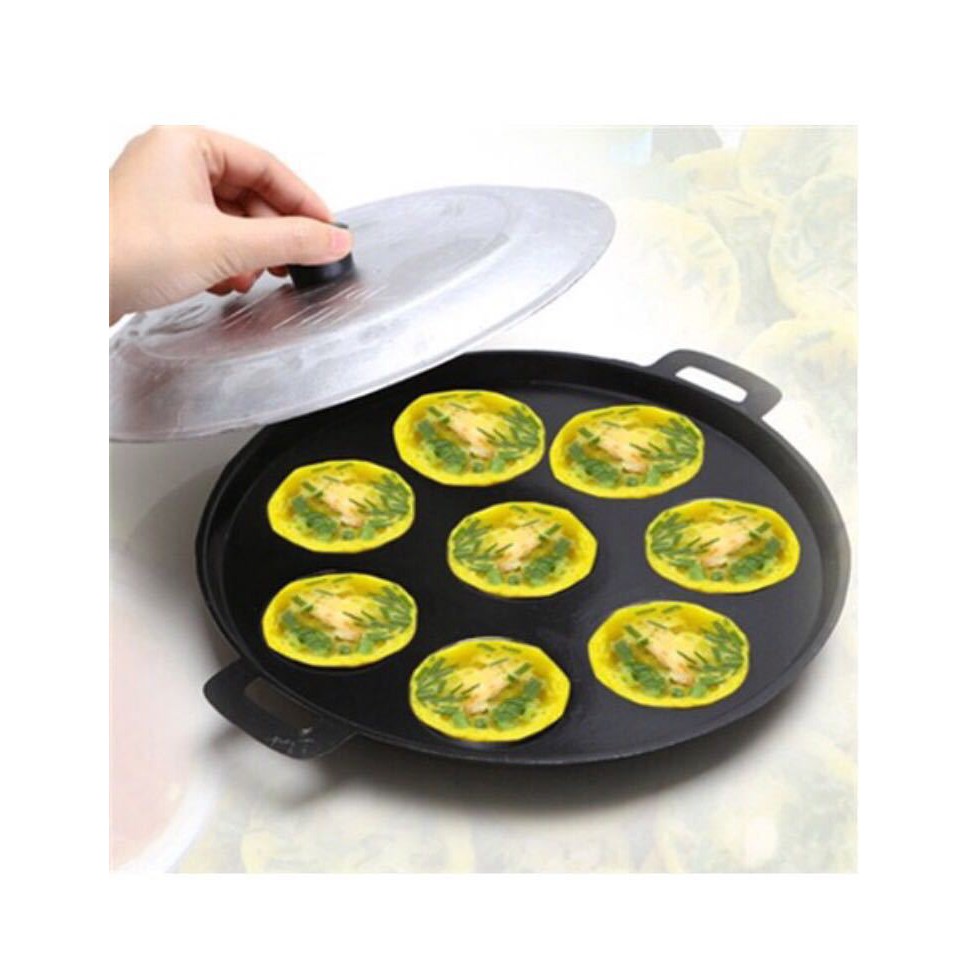 Khuôn bánh khọt 8 lỗ nam thành, khuôn bánh khọt có nắp, bền đẹp, giá rẻ, chính hãng