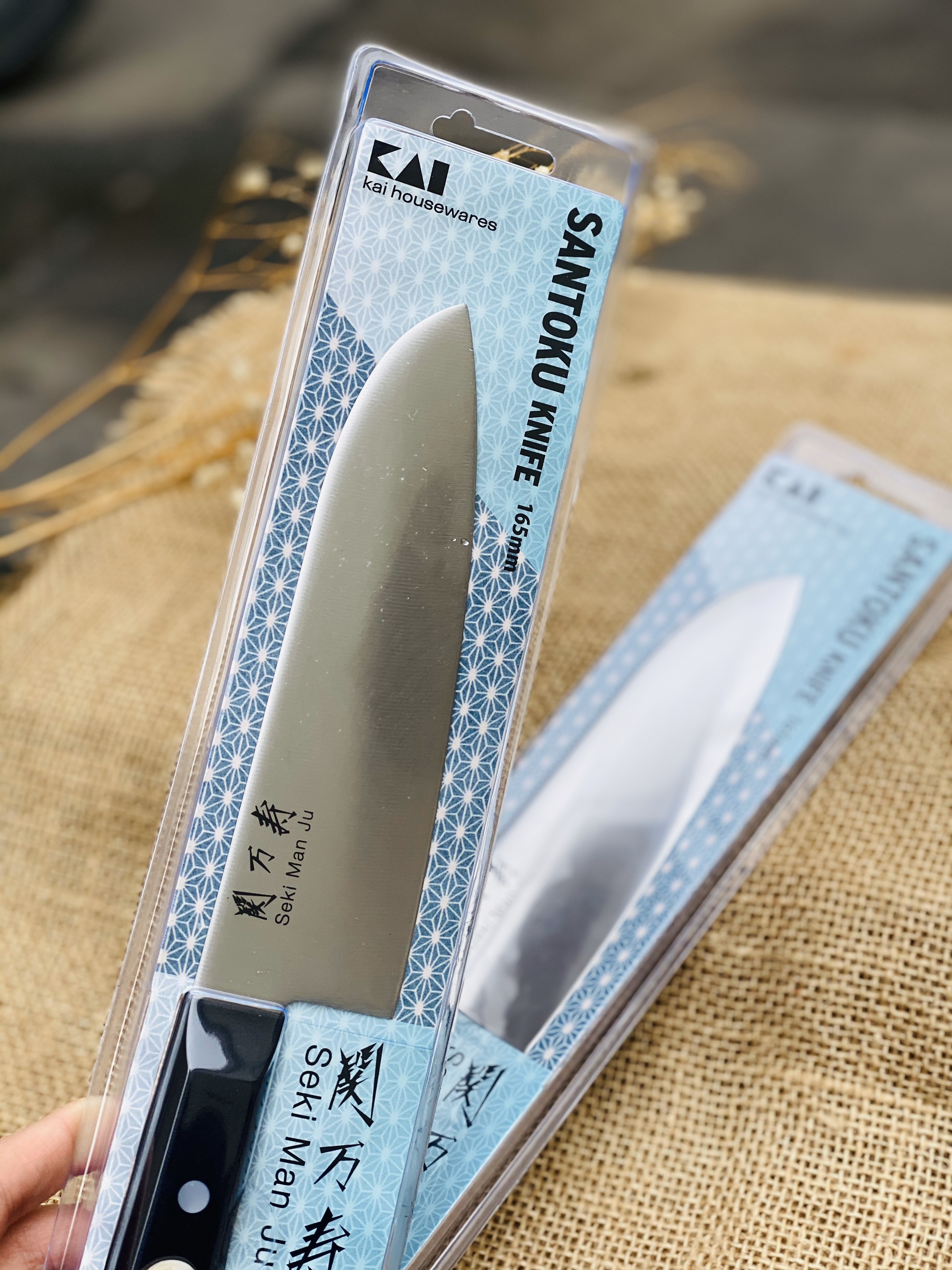 Dao bếp lưỡi nhọn cao cấp kai seki nhật bản lưỡi 16,5cm cán nhựa abs