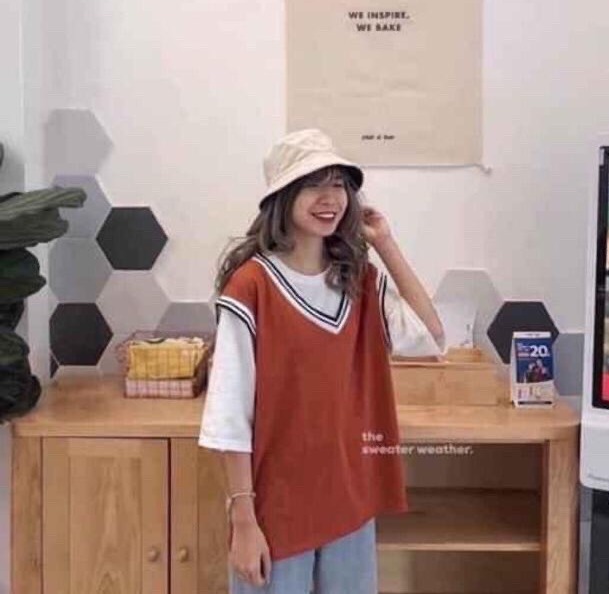 Quỳnh Chi Luxury Set Áo Thun Gile Viền Cổ Nữ Phong Cách Trẻ Trung Giá Rẻ F3