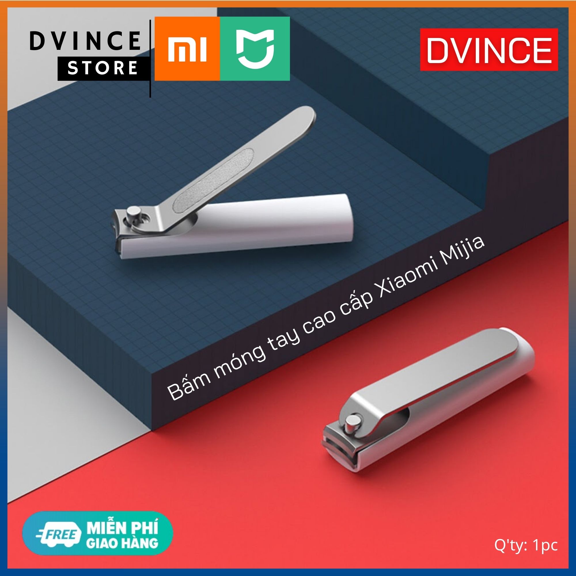 Bấm móng tay cao cấp Xiaomi Mijia | Bấm nhẹ nhàng - Chất liệu thép không rỉ 420 | DVINCE Store