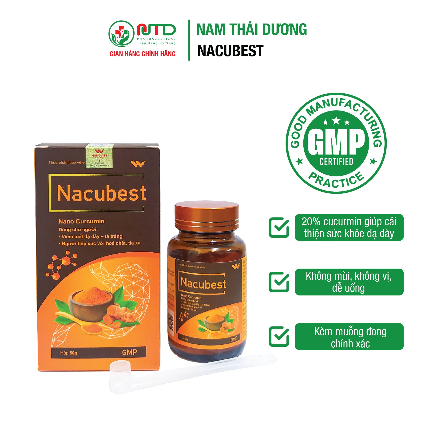 Nacubest 50g – 100% nano curcumin