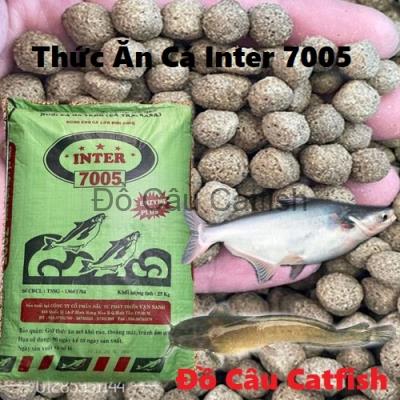 [1kg]Thức ăn cá Hà lan Inter 7005 cho cá ăn hoặc dùng câu cá|1KG cám cá inter 7005|mồi cám câu cá 7005