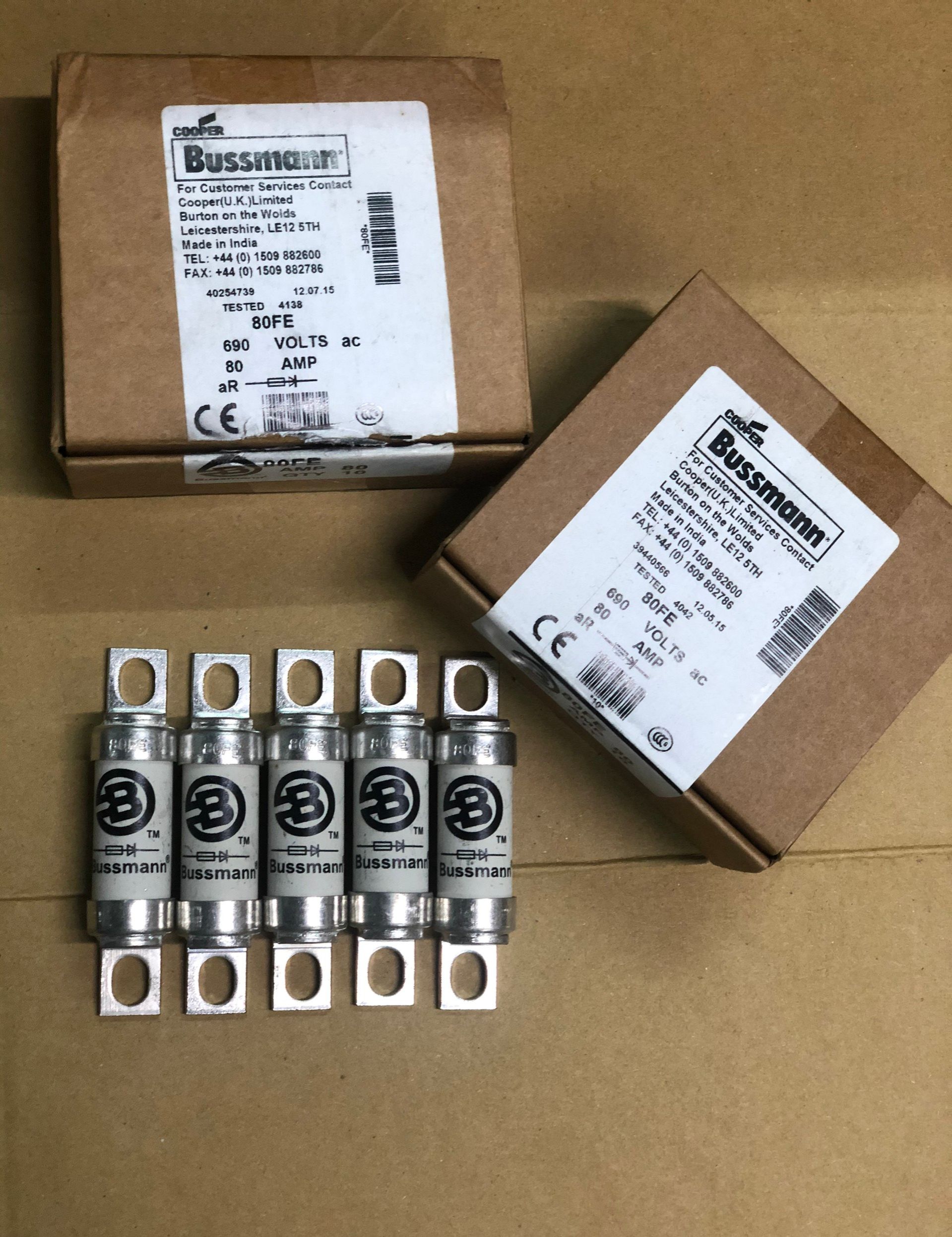 Cầu chì bussmann 80fe - 80ampe