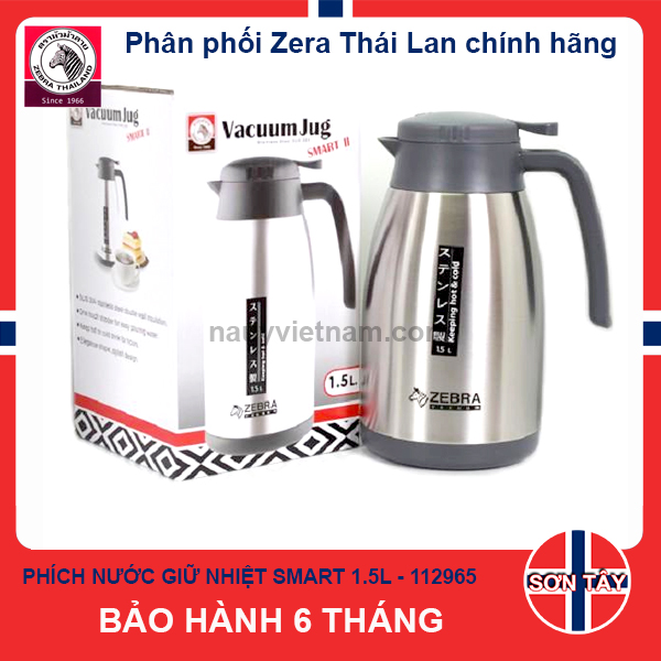 Phích nước giữ nhiệt smart 1.5l - 112965, inox sus 304
