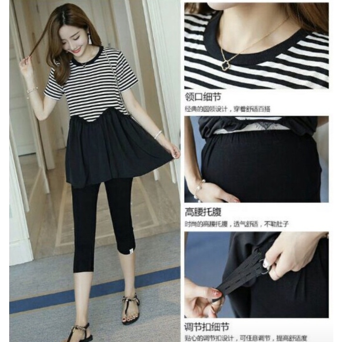 Aó bầu  pha bèo nhún xinh xắn chất mềm mịn