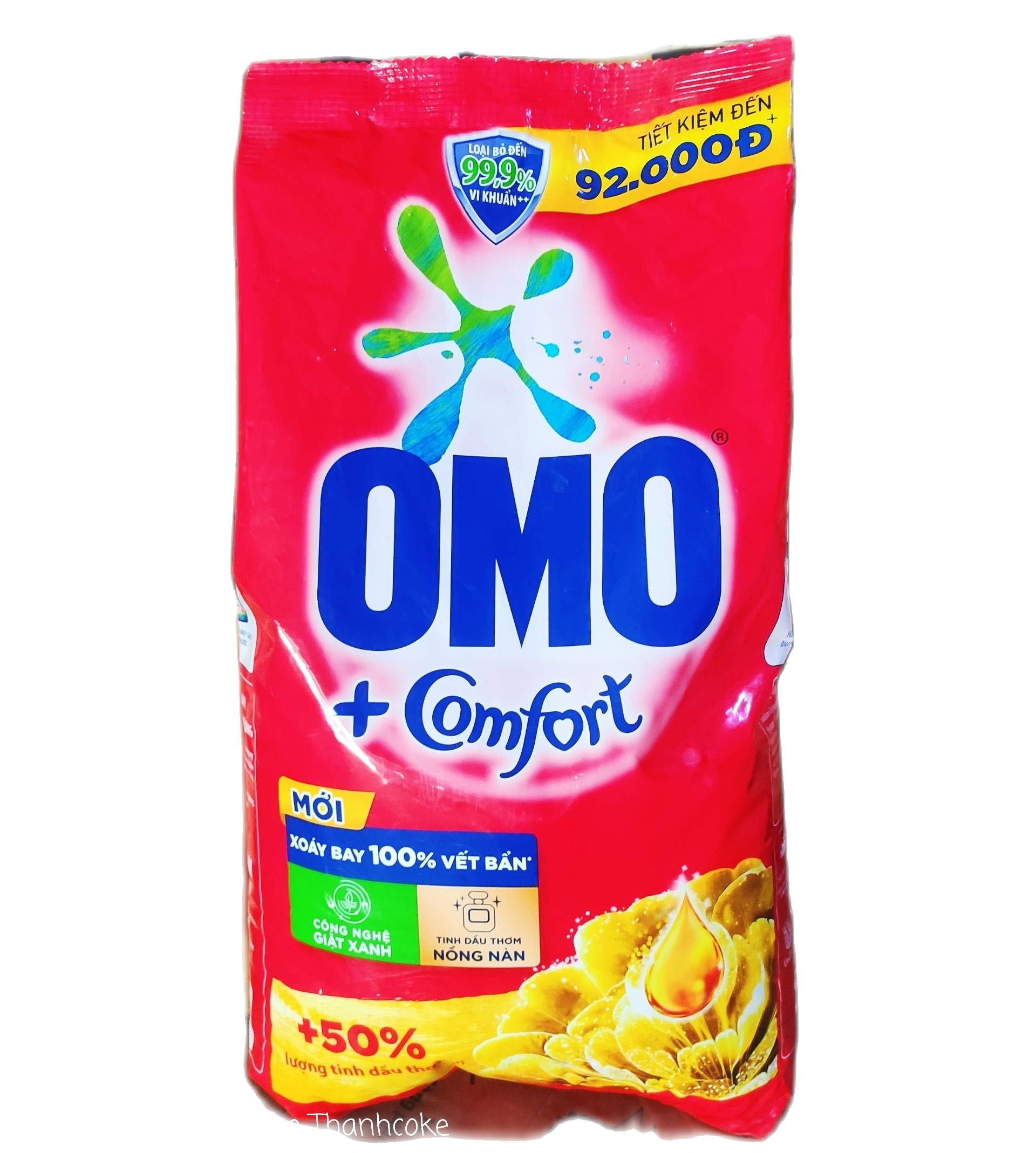 [HCM]OMO Bột giặt 5.5kg Tinh dầu thơm Comfort hương Nước Hoa Hệ bọt thông minh