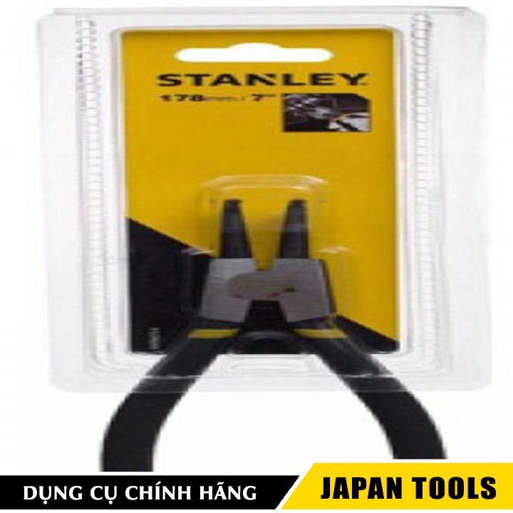 Kềm mở phanh mũi cong 7 178mm stanley 84-272 | japan tools