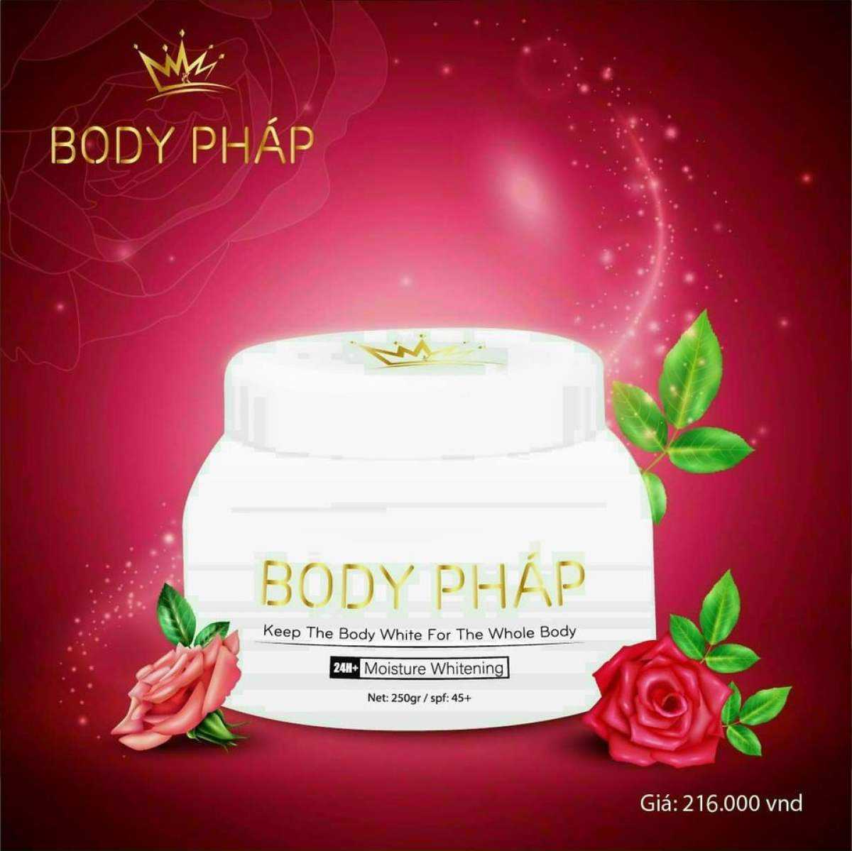 [HCM]KEM BODY PHÁP - SIÊU PHẨM dưỡng KHOÁ trắng da toàn thân