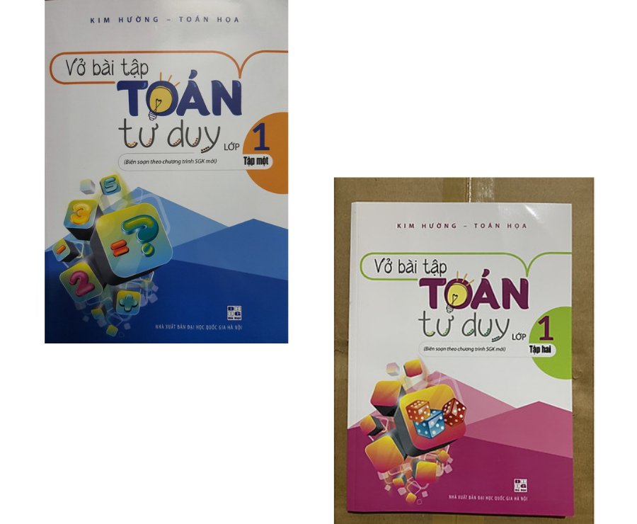 Combo Vở bài tập tư duy toán lớp 1