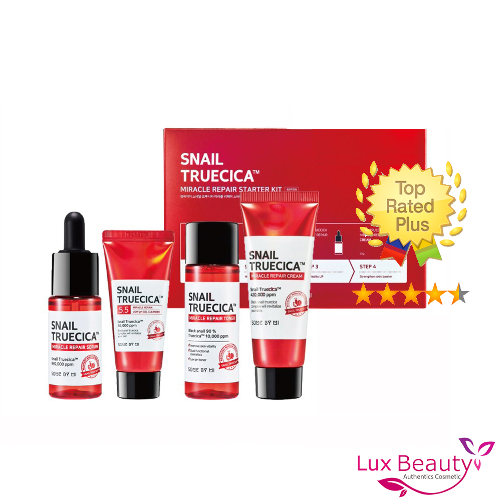 Set dưỡng phục hồi Some By Mi Snail Truecica Miracle Repair Starter Kit