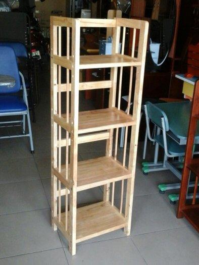 Kệ sách gỗ 4 tầng ngang 40cm