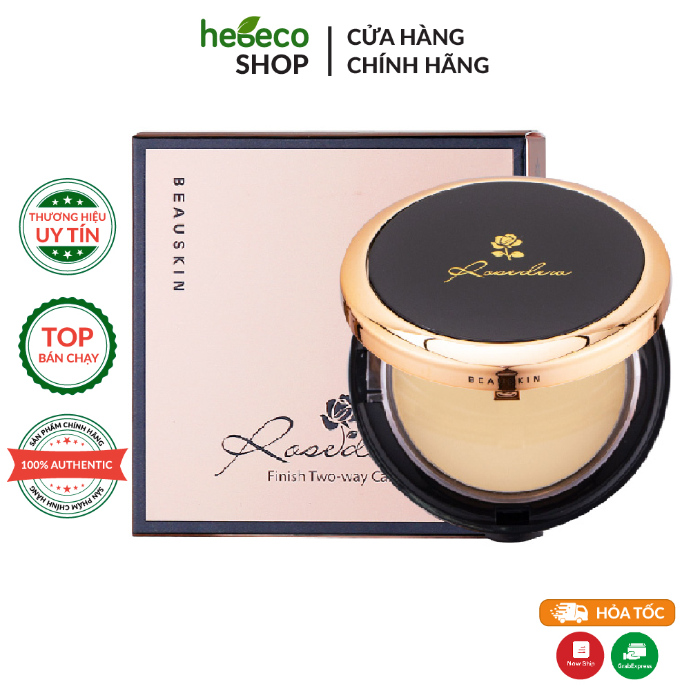 Phấn phủ siêu mịn - kiềm dầu beauskin rosedew two way cake 12g - hàn quốc, cam kết hàng đúng mô tả, chất lượng đảm bảo an toàn đến sức khỏe người sử dụng
