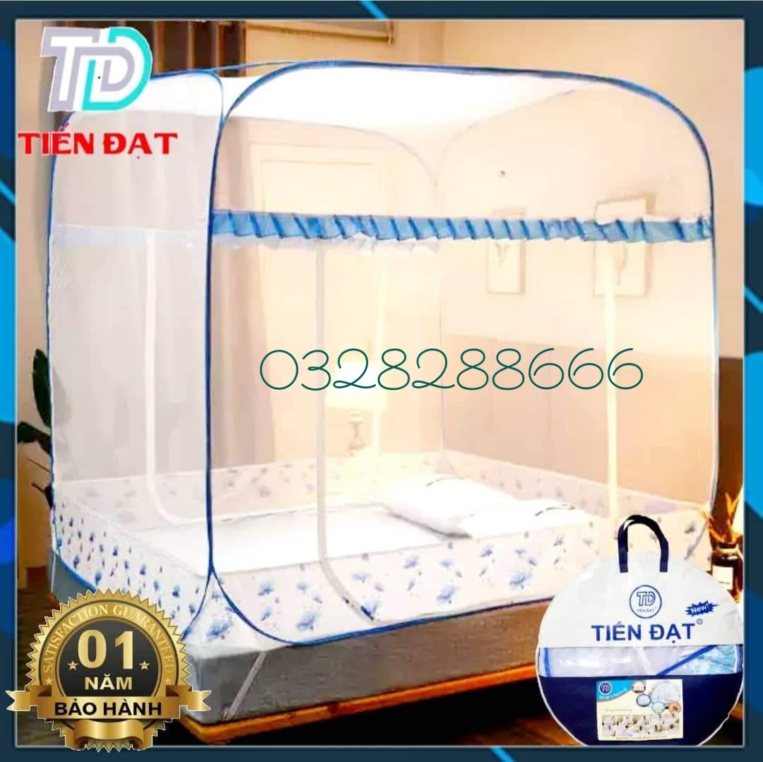 Mùng màn chụp đỉnh vuông cao cấp TIẾN ĐẠT,