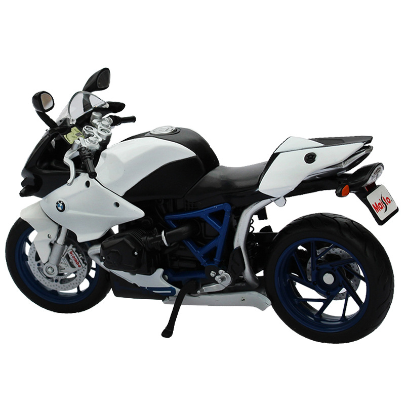 XIR  Michi Chính Hãng 1:12 HP2  Hợp Kim Xe Máy Mô Hình Trẻ Em Đồ Chơi Xe Ô Tô Màu Đen Trắng RR20