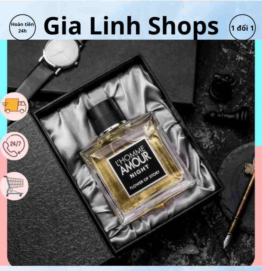 Nước Hoa Nam Chính hãng L'HOMME Amour Night 100ml Nước Hoa Nam Hương Thơm Mát Nam Tính Sang Trọng