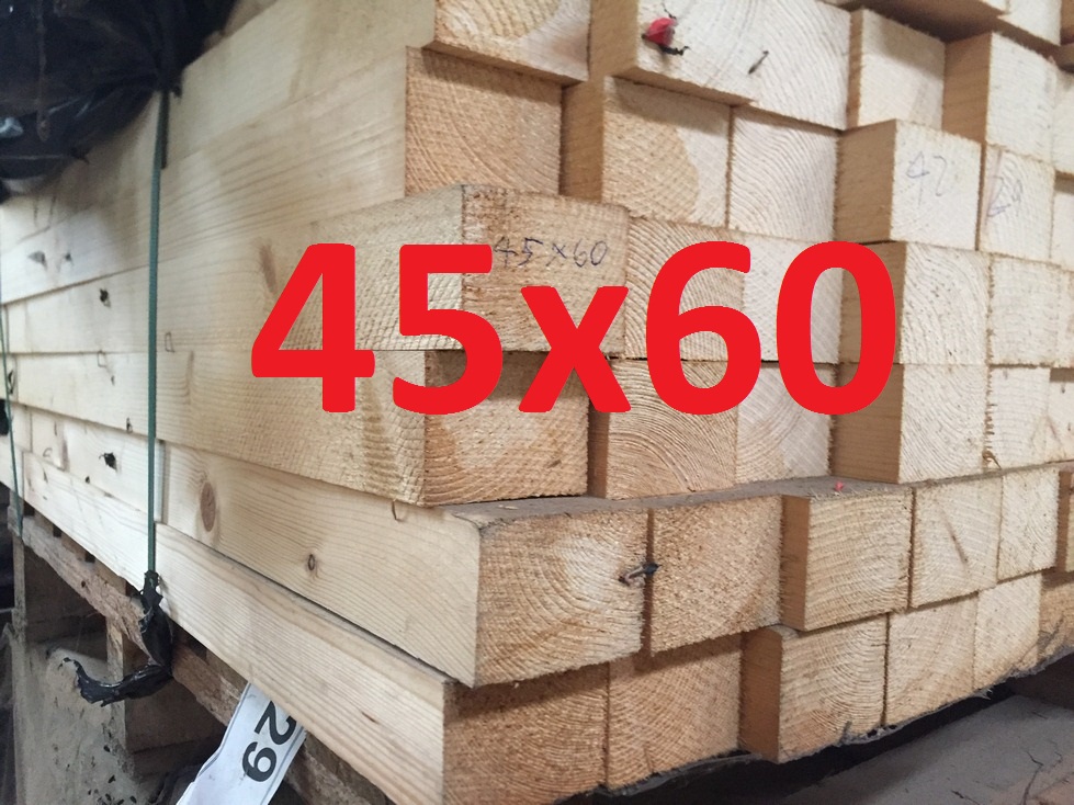 Gỗ thông dày 4,5cm x rộng 6cm x dài 90cm - Combo 2 cây - [TẶNG VÍT BẮT GỖ]