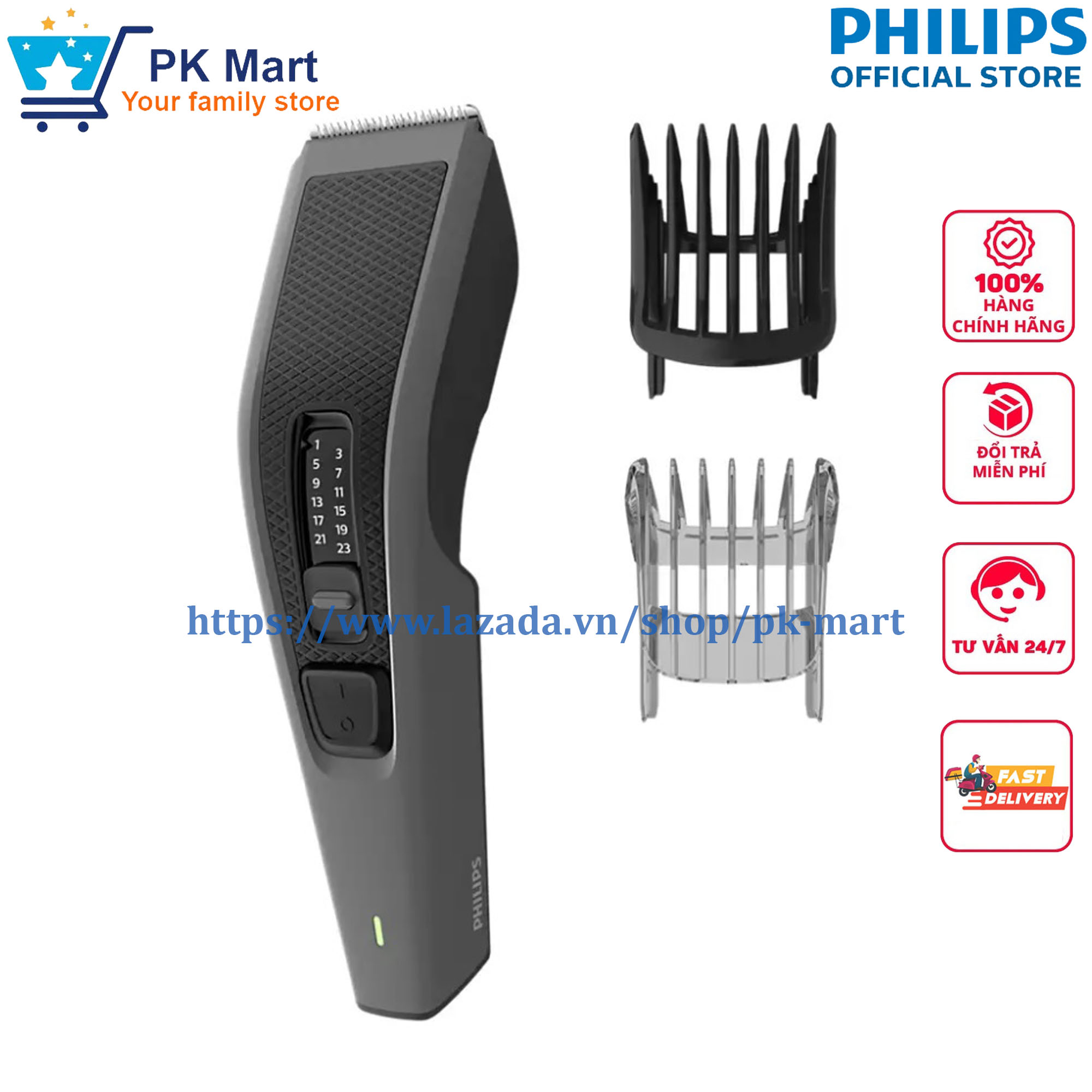 Tông đơ cắt tóc philips hc3525