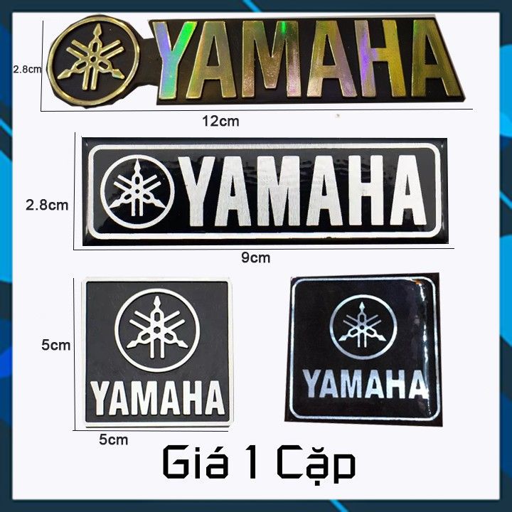 Tem Yamaha dán thùng loa