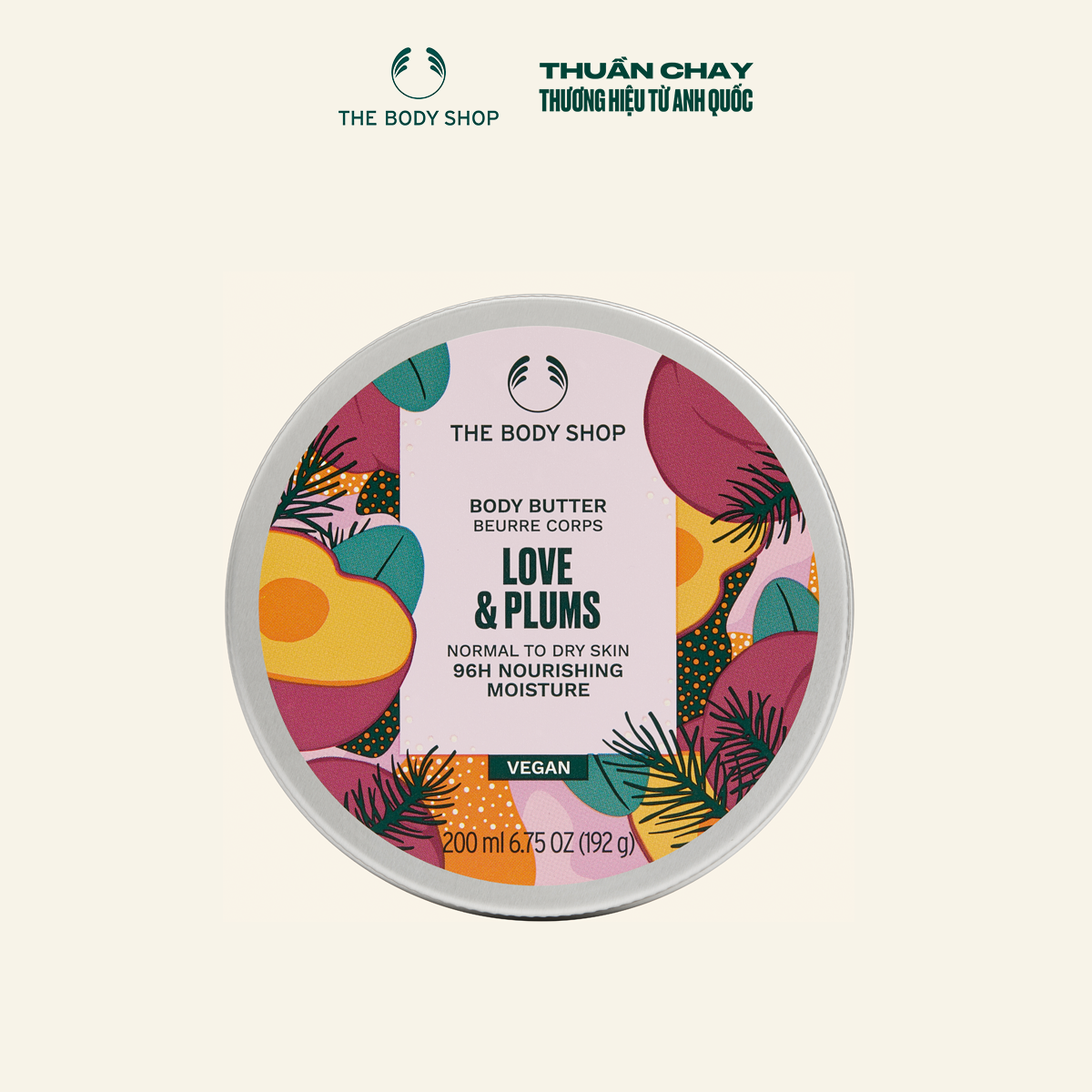 Bơ dưỡng thể love & plums body butter 200ml