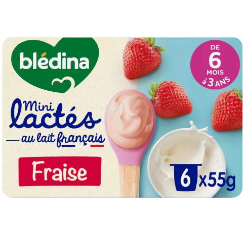 New Model Bledine Yogurt 6X55G France