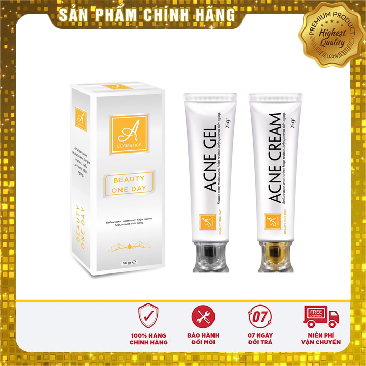 [Chính Hãng] Bộ mụn, kem mụn A cosmetics Phương Anh