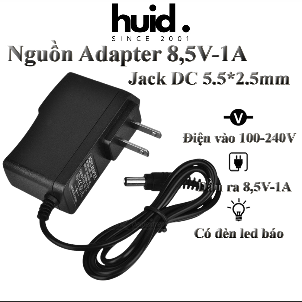 Adapter nguồn 8,5v-1a