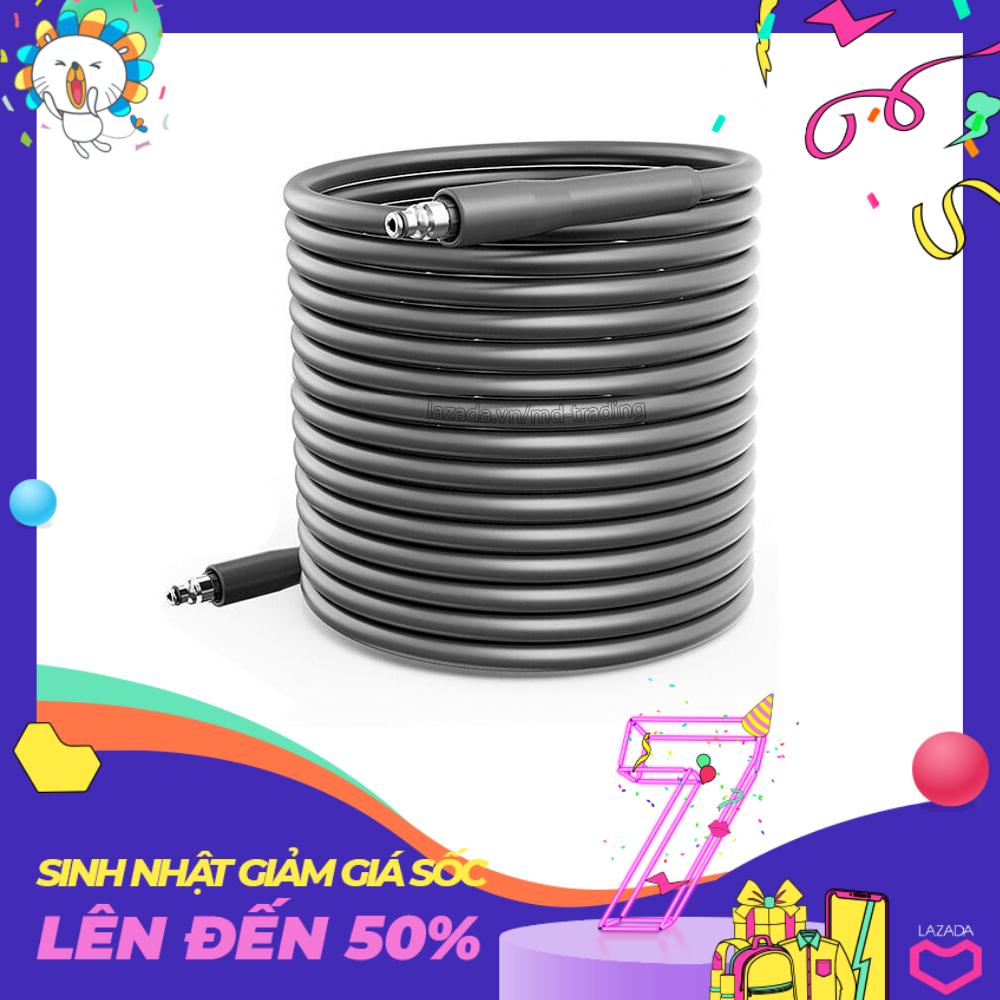 10m Dây phun áp lực cho cho máy rửa xe Bosch Easy Aquatak 110 - Phụ kiện máy phun xịt rửa xe Bosch - Ống dây thay thế cho máy rửa xe Bosch