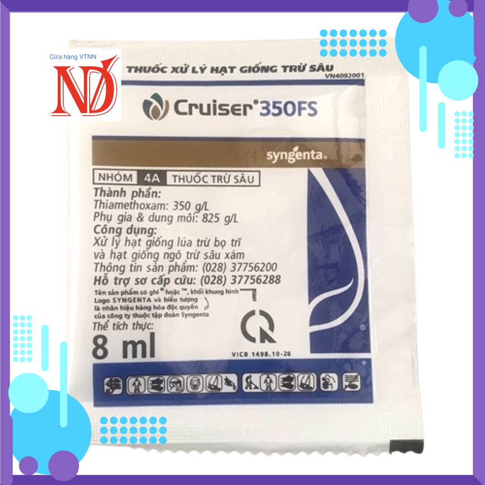 Thuốc xử lý hạt giống Cruiser 350FS - Sản phẩm chăm sóc hạt giống của Syngenta
