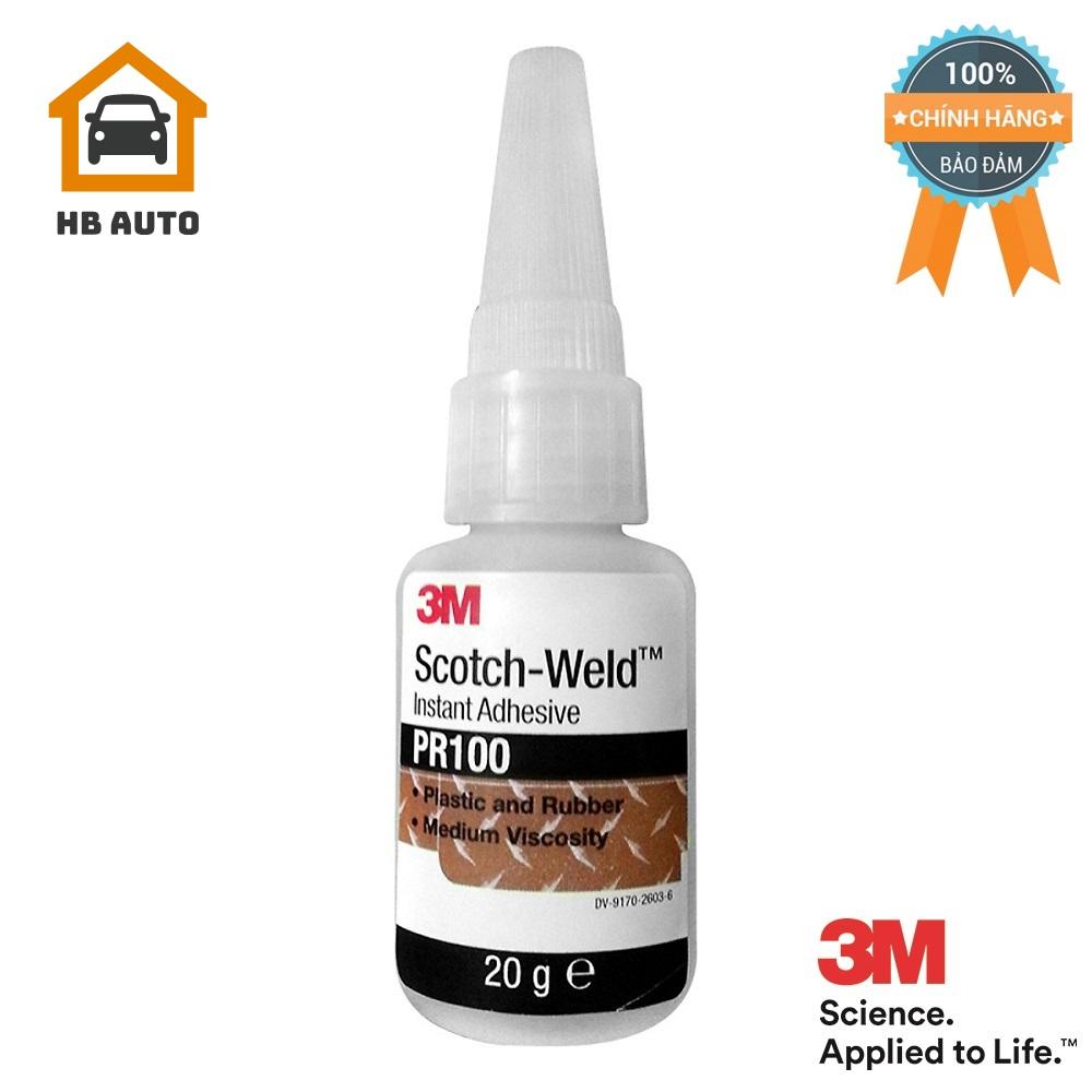 [FreeshipMAX] [HCM]Keo Siêu Dính 3M PR100 Scotch-Weld Plastic & Rubber Instant Adhesive 20g