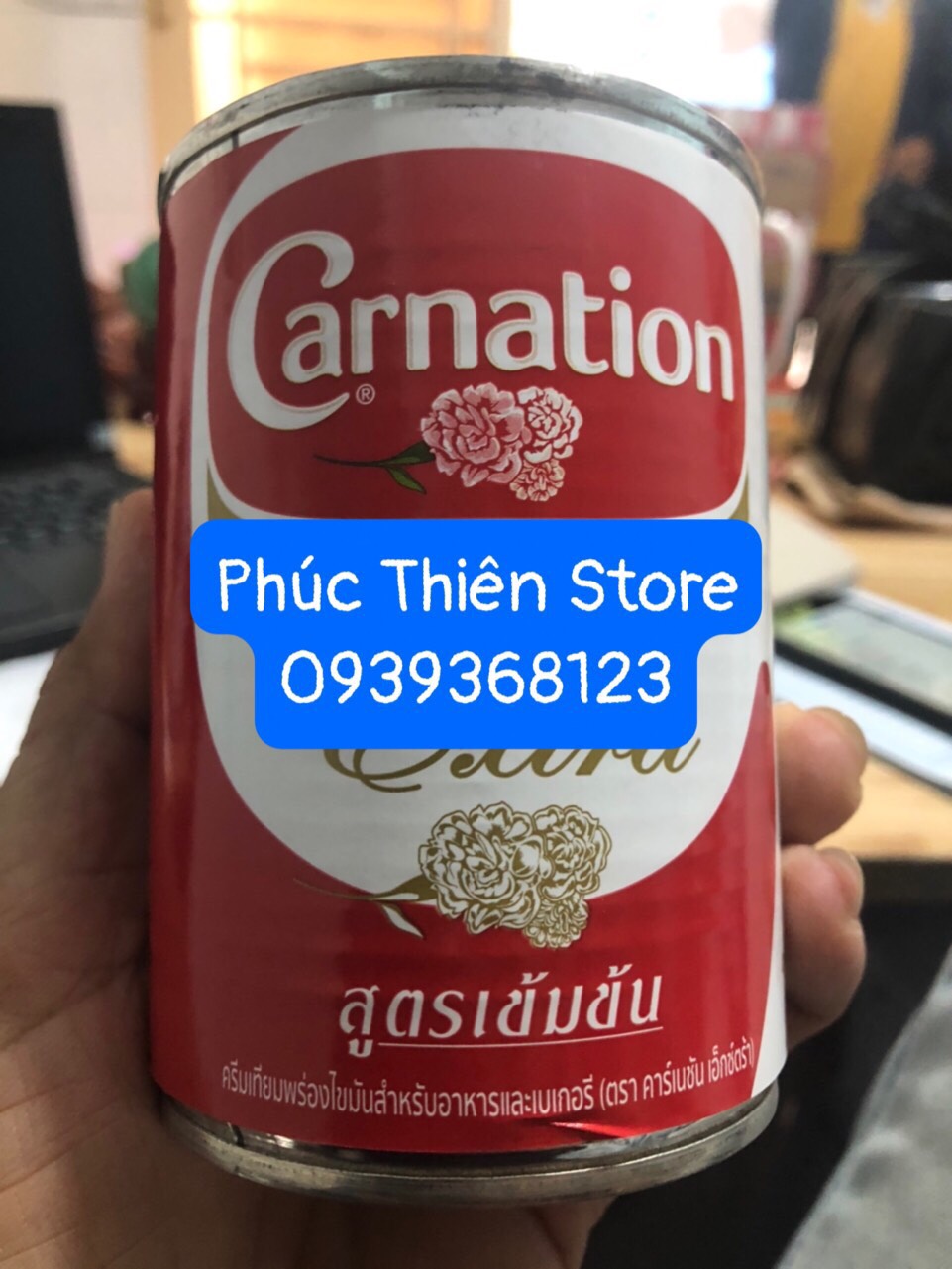 Sữa nước béo Thái Lan Carnation 385g