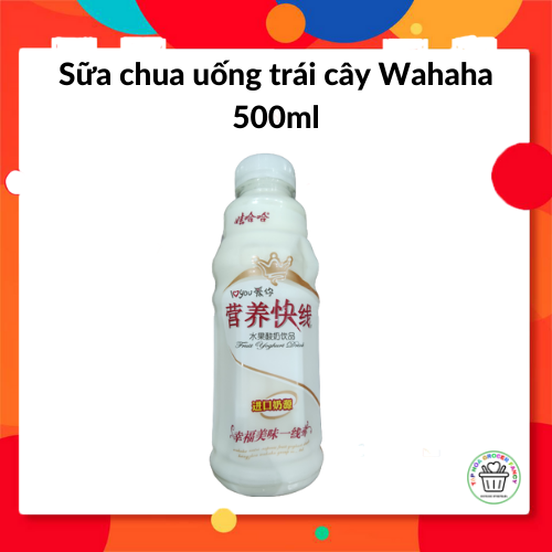 Sữa chua uống trái cây Wahaha chai 500ml