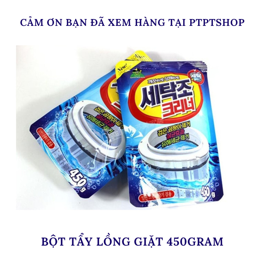 Bột tẩy lồng máy giặt siêu sạch Hàn Quốc 450gram