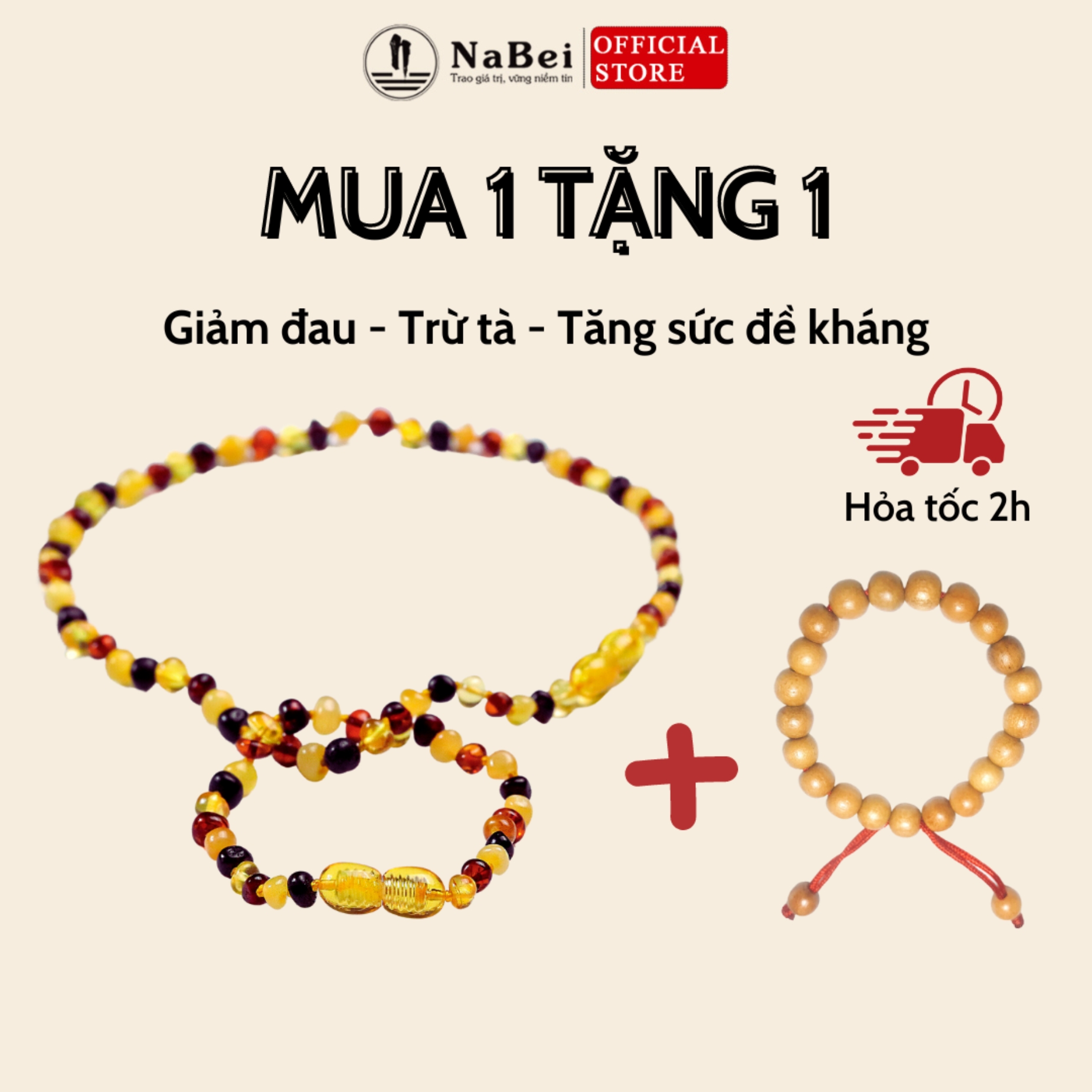 Vòng tay hổ phách cho bé chính hãng, lắc tay hổ phách - cam kết hàng chuẩn 100% tự nhiên nb19 - phong thủy nabei