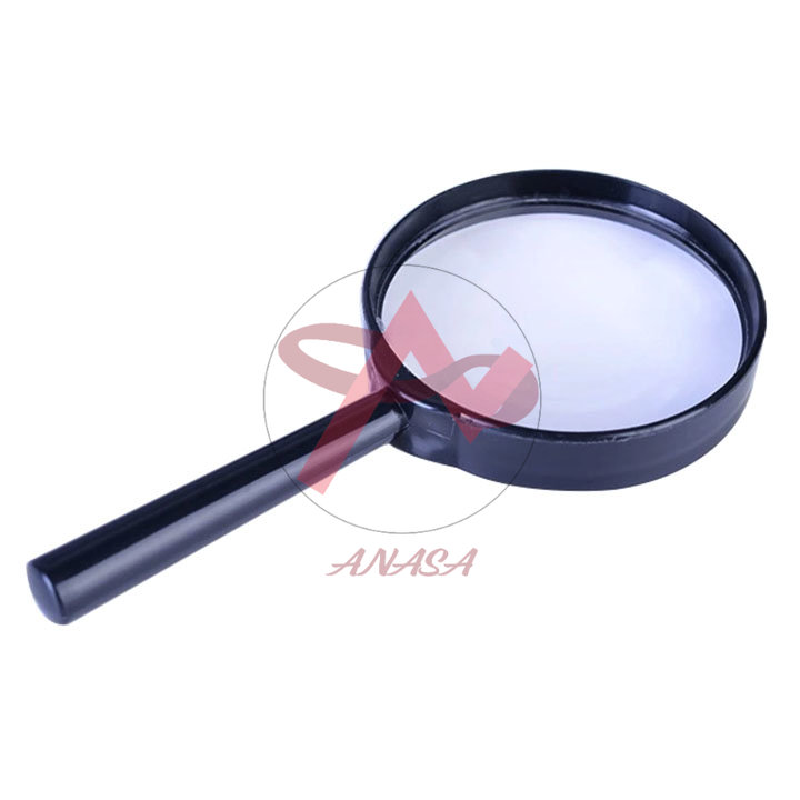 Kính Lúp Đen Cầm Tay Độ Phóng Đại 5X Gọn Nhẹ, Tiện Dụng