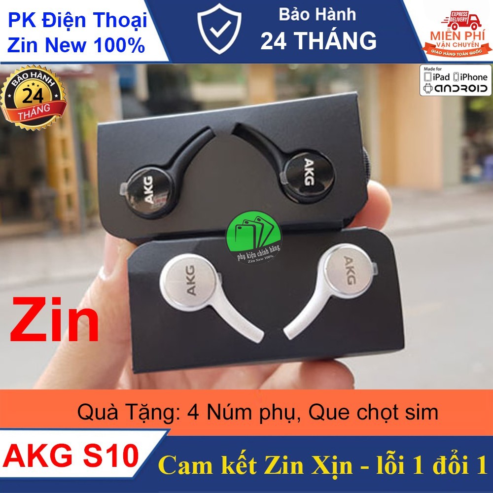 Tai nghe AKG S10, SAMSUNG S10 Plus (2019) ,nguyên SEAL, Chuẩn Zin 100% - Tặng kèm hộp đựng